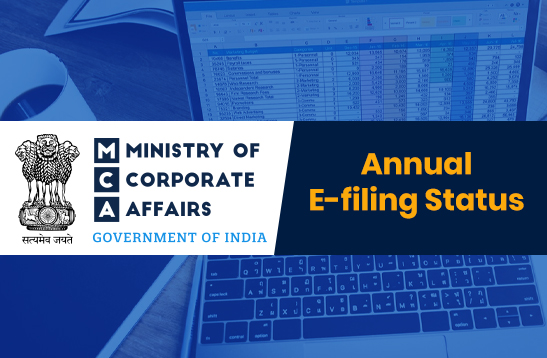 Check Annual E-filing Status of Company / LLP Name